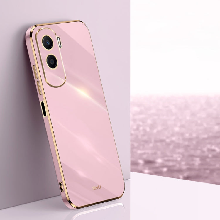 XINLI Straight Edge 6D Electroplate TPU Phone Case, For Honor Magic7 Pro, For Honor X60 Pro, For Honor 100 Pro, For Honor 100, For Honor X50i+ 5G, For Honor Play 50 Plus 5G, For Honor 90 Pro, For Honor 90, For Honor X50i 5G