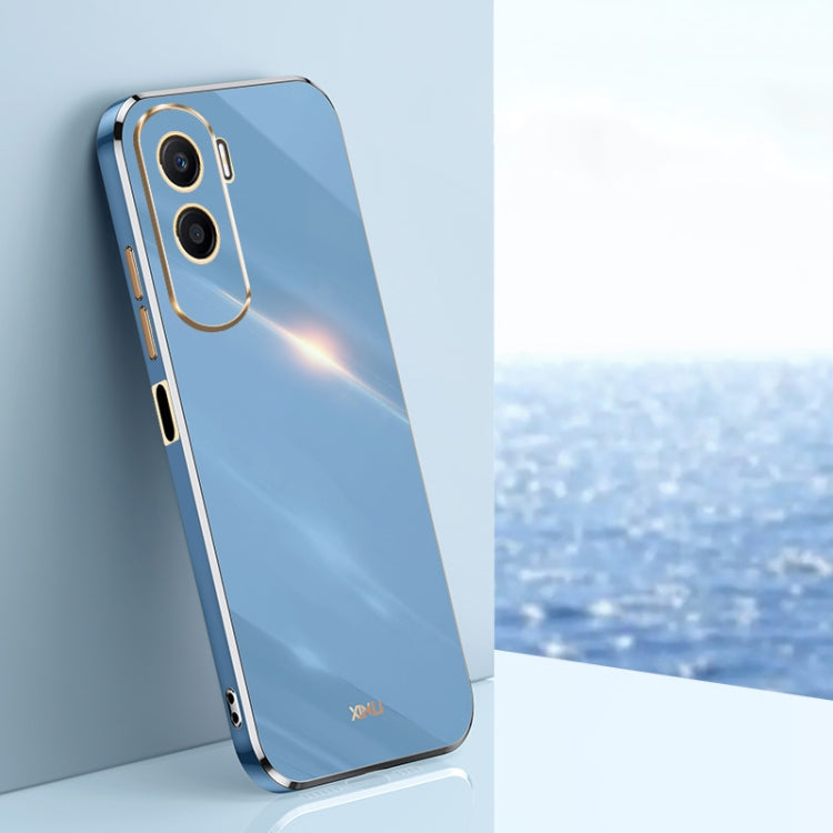 XINLI Straight Edge 6D Electroplate TPU Phone Case, For Honor Magic7 Pro, For Honor X60 Pro, For Honor 100 Pro, For Honor 100, For Honor X50i+ 5G, For Honor Play 50 Plus 5G, For Honor 90 Pro, For Honor 90, For Honor X50i 5G