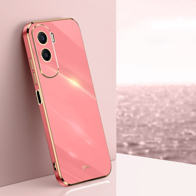 XINLI Straight Edge 6D Electroplate TPU Phone Case, For Honor Magic7 Pro, For Honor X60 Pro, For Honor 100 Pro, For Honor 100, For Honor X50i+ 5G, For Honor Play 50 Plus 5G, For Honor 90 Pro, For Honor 90, For Honor X50i 5G