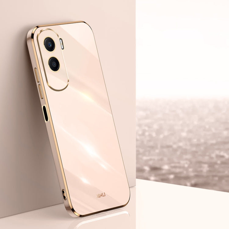 XINLI Straight Edge 6D Electroplate TPU Phone Case, For Honor Magic7 Pro, For Honor X60 Pro, For Honor 100 Pro, For Honor 100, For Honor X50i+ 5G, For Honor Play 50 Plus 5G, For Honor 90 Pro, For Honor 90, For Honor X50i 5G