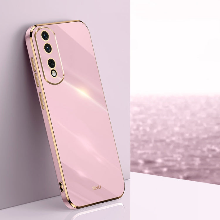 XINLI Straight Edge 6D Electroplate TPU Phone Case, For Honor Magic7 Pro, For Honor X60 Pro, For Honor 100 Pro, For Honor 100, For Honor X50i+ 5G, For Honor Play 50 Plus 5G, For Honor 90 Pro, For Honor 90, For Honor X50i 5G
