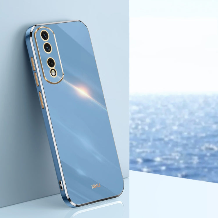 XINLI Straight Edge 6D Electroplate TPU Phone Case, For Honor Magic7 Pro, For Honor X60 Pro, For Honor 100 Pro, For Honor 100, For Honor X50i+ 5G, For Honor Play 50 Plus 5G, For Honor 90 Pro, For Honor 90, For Honor X50i 5G