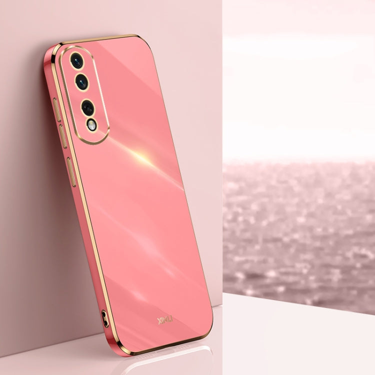 XINLI Straight Edge 6D Electroplate TPU Phone Case, For Honor Magic7 Pro, For Honor X60 Pro, For Honor 100 Pro, For Honor 100, For Honor X50i+ 5G, For Honor Play 50 Plus 5G, For Honor 90 Pro, For Honor 90, For Honor X50i 5G