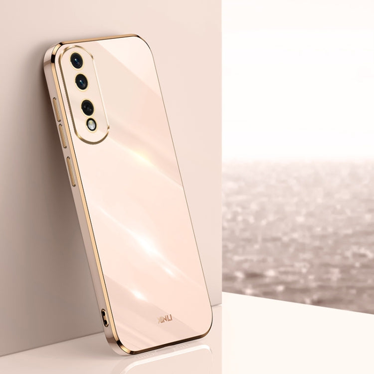 XINLI Straight Edge 6D Electroplate TPU Phone Case, For Honor Magic7 Pro, For Honor X60 Pro, For Honor 100 Pro, For Honor 100, For Honor X50i+ 5G, For Honor Play 50 Plus 5G, For Honor 90 Pro, For Honor 90, For Honor X50i 5G