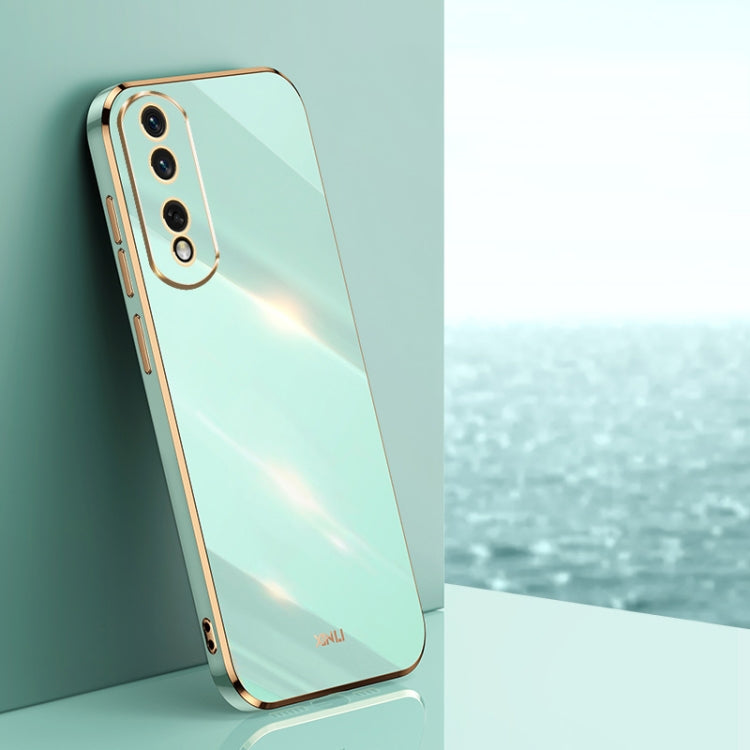 XINLI Straight Edge 6D Electroplate TPU Phone Case, For Honor Magic7 Pro, For Honor X60 Pro, For Honor 100 Pro, For Honor 100, For Honor X50i+ 5G, For Honor Play 50 Plus 5G, For Honor 90 Pro, For Honor 90, For Honor X50i 5G