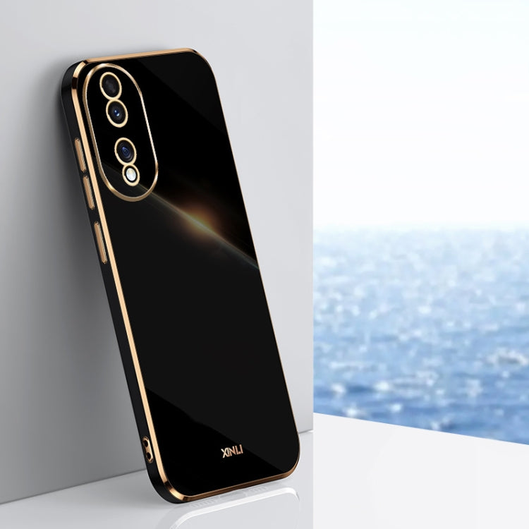 XINLI Straight Edge 6D Electroplate TPU Phone Case, For Honor Magic7 Pro, For Honor X60 Pro, For Honor 100 Pro, For Honor 100, For Honor X50i+ 5G, For Honor Play 50 Plus 5G, For Honor 90 Pro, For Honor 90, For Honor X50i 5G