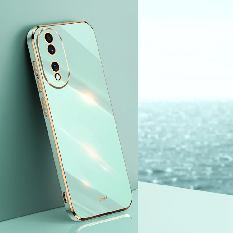 XINLI Straight Edge 6D Electroplate TPU Phone Case, For Honor Magic7 Pro, For Honor X60 Pro, For Honor 100 Pro, For Honor 100, For Honor X50i+ 5G, For Honor Play 50 Plus 5G, For Honor 90 Pro, For Honor 90, For Honor X50i 5G