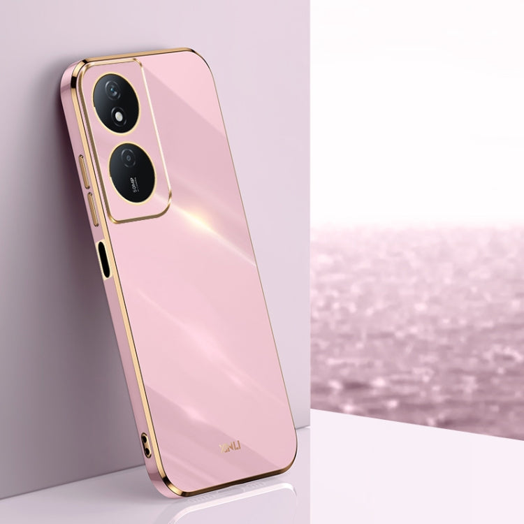 XINLI Straight Edge 6D Electroplate TPU Phone Case, For Honor Magic7 Pro, For Honor X60 Pro, For Honor 100 Pro, For Honor 100, For Honor X50i+ 5G, For Honor Play 50 Plus 5G, For Honor 90 Pro, For Honor 90, For Honor X50i 5G