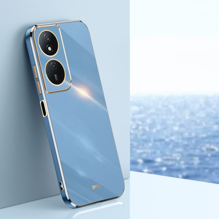 XINLI Straight Edge 6D Electroplate TPU Phone Case, For Honor Magic7 Pro, For Honor X60 Pro, For Honor 100 Pro, For Honor 100, For Honor X50i+ 5G, For Honor Play 50 Plus 5G, For Honor 90 Pro, For Honor 90, For Honor X50i 5G