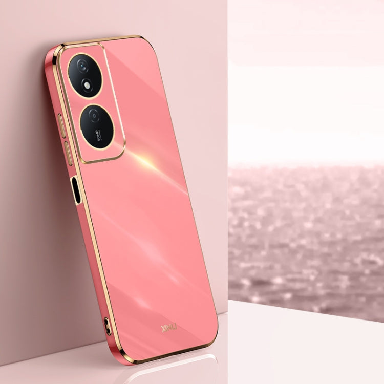 XINLI Straight Edge 6D Electroplate TPU Phone Case, For Honor Magic7 Pro, For Honor X60 Pro, For Honor 100 Pro, For Honor 100, For Honor X50i+ 5G, For Honor Play 50 Plus 5G, For Honor 90 Pro, For Honor 90, For Honor X50i 5G