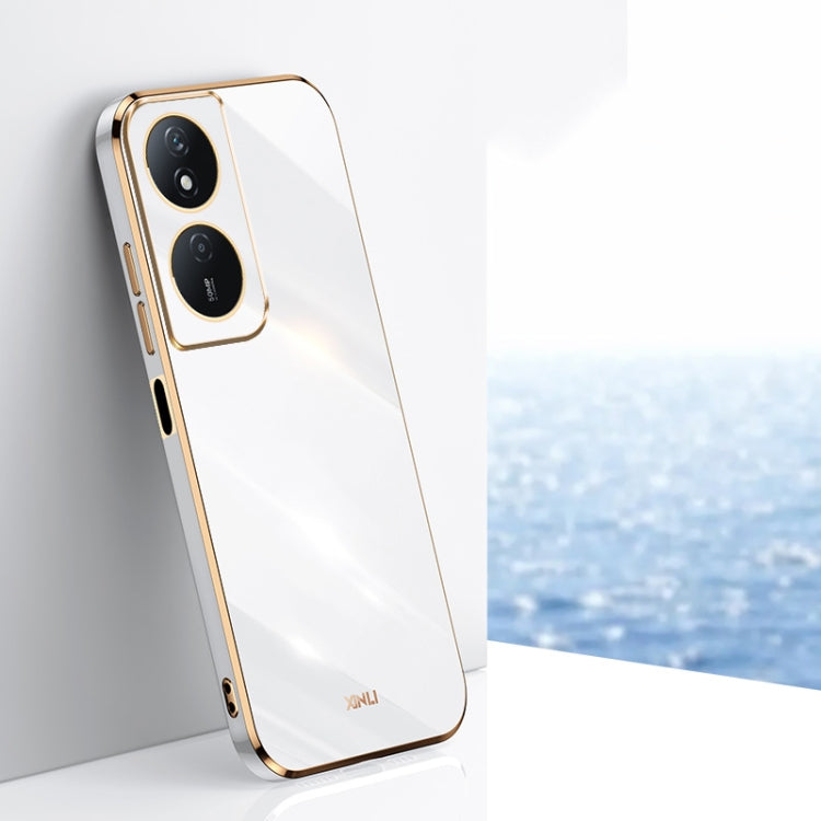 XINLI Straight Edge 6D Electroplate TPU Phone Case, For Honor Magic7 Pro, For Honor X60 Pro, For Honor 100 Pro, For Honor 100, For Honor X50i+ 5G, For Honor Play 50 Plus 5G, For Honor 90 Pro, For Honor 90, For Honor X50i 5G