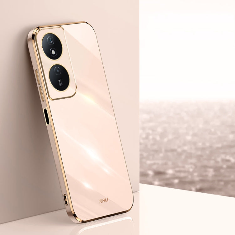 XINLI Straight Edge 6D Electroplate TPU Phone Case, For Honor Magic7 Pro, For Honor X60 Pro, For Honor 100 Pro, For Honor 100, For Honor X50i+ 5G, For Honor Play 50 Plus 5G, For Honor 90 Pro, For Honor 90, For Honor X50i 5G