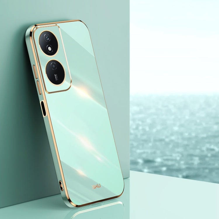 XINLI Straight Edge 6D Electroplate TPU Phone Case, For Honor Magic7 Pro, For Honor X60 Pro, For Honor 100 Pro, For Honor 100, For Honor X50i+ 5G, For Honor Play 50 Plus 5G, For Honor 90 Pro, For Honor 90, For Honor X50i 5G