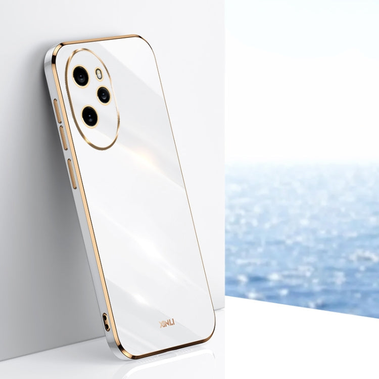 XINLI Straight Edge 6D Electroplate TPU Phone Case, For Honor Magic7 Pro, For Honor X60 Pro, For Honor 100 Pro, For Honor 100, For Honor X50i+ 5G, For Honor Play 50 Plus 5G, For Honor 90 Pro, For Honor 90, For Honor X50i 5G