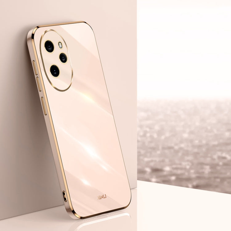 XINLI Straight Edge 6D Electroplate TPU Phone Case, For Honor Magic7 Pro, For Honor X60 Pro, For Honor 100 Pro, For Honor 100, For Honor X50i+ 5G, For Honor Play 50 Plus 5G, For Honor 90 Pro, For Honor 90, For Honor X50i 5G