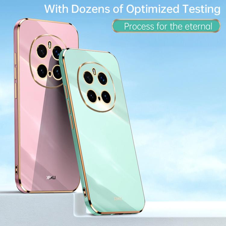 XINLI Straight Edge 6D Electroplate TPU Phone Case, For Honor Magic7 Pro, For Honor X60 Pro, For Honor 100 Pro, For Honor 100, For Honor X50i+ 5G, For Honor Play 50 Plus 5G, For Honor 90 Pro, For Honor 90, For Honor X50i 5G