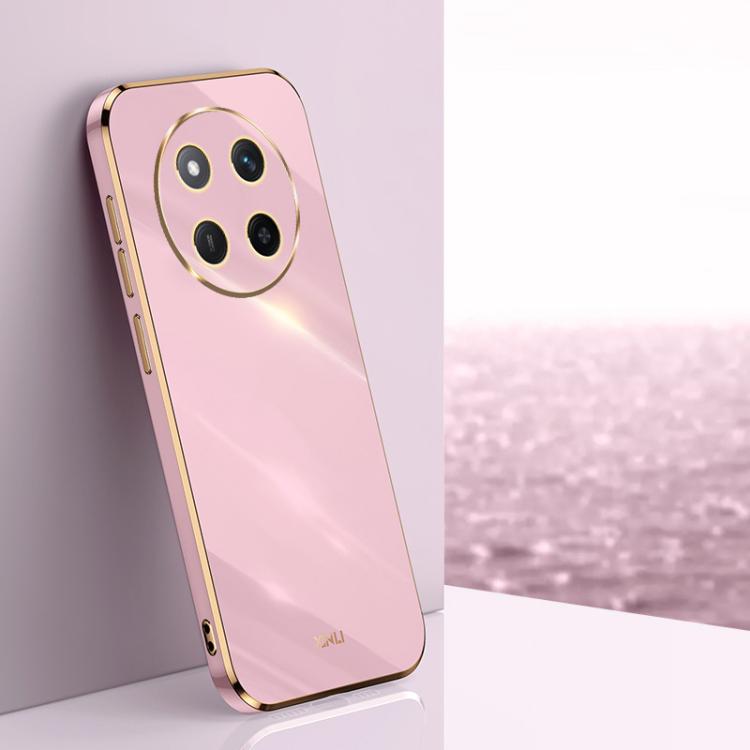 XINLI Straight Edge 6D Electroplate TPU Phone Case, For Honor Magic7 Pro, For Honor X60 Pro, For Honor 100 Pro, For Honor 100, For Honor X50i+ 5G, For Honor Play 50 Plus 5G, For Honor 90 Pro, For Honor 90, For Honor X50i 5G