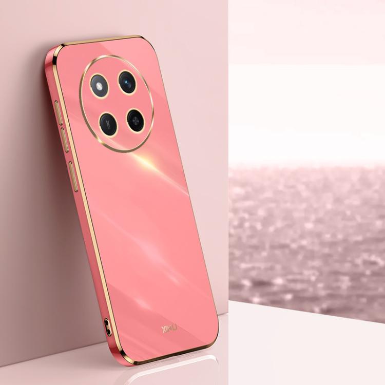 XINLI Straight Edge 6D Electroplate TPU Phone Case, For Honor Magic7 Pro, For Honor X60 Pro, For Honor 100 Pro, For Honor 100, For Honor X50i+ 5G, For Honor Play 50 Plus 5G, For Honor 90 Pro, For Honor 90, For Honor X50i 5G