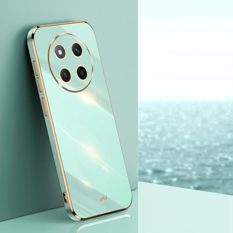 XINLI Straight Edge 6D Electroplate TPU Phone Case, For Honor Magic7 Pro, For Honor X60 Pro, For Honor 100 Pro, For Honor 100, For Honor X50i+ 5G, For Honor Play 50 Plus 5G, For Honor 90 Pro, For Honor 90, For Honor X50i 5G