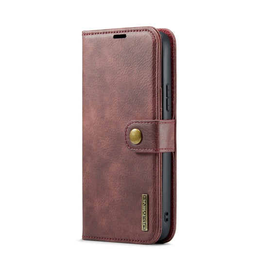 DG.MING Crazy Horse Texture Detachable Magnetic Leather Case