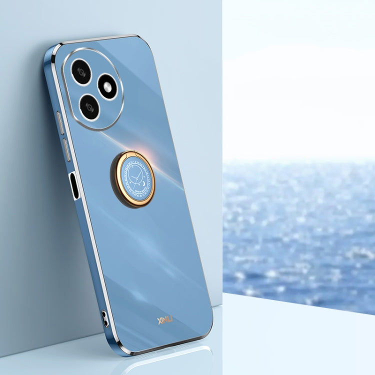 XINLI Straight Edge 6D Electroplate TPU Phone Case with Ring Holder, For Honor 300 Pro, For Honor 300, For Honor Magic7 Pro, For Honor X60 Pro, For Honor 100 Pro, For Honor 100, For Honor X50i+ 5G, For Honor Play 50 Plus 5G, For Honor 90 Pro, For Honor...