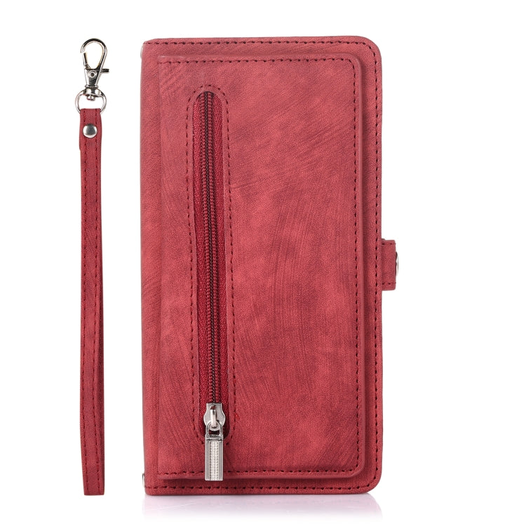 Zipper Card Slot Buckle Wallet Leather Phone Case, For iPhone 8 / 7 / SE 2020 2022, For iPhone XR, For iPhone 11, For iPhone 13 Pro, For iPhone 13 Pro Max