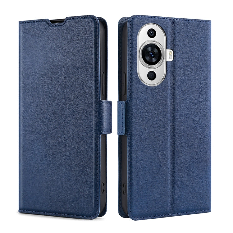 Ultra-thin Voltage Side Buckle Horizontal Flip Leather Phone Case, For Huawei Pura 70 Pro / Pro+, For Huawei Pura 70 Ultra, For Huawei nova 12i 4G, For Huawei Pura 70, For Huawei nova 12 5G, For Huawei Mate 60 Pro / Pro+, For Huawei Mate 60������������...