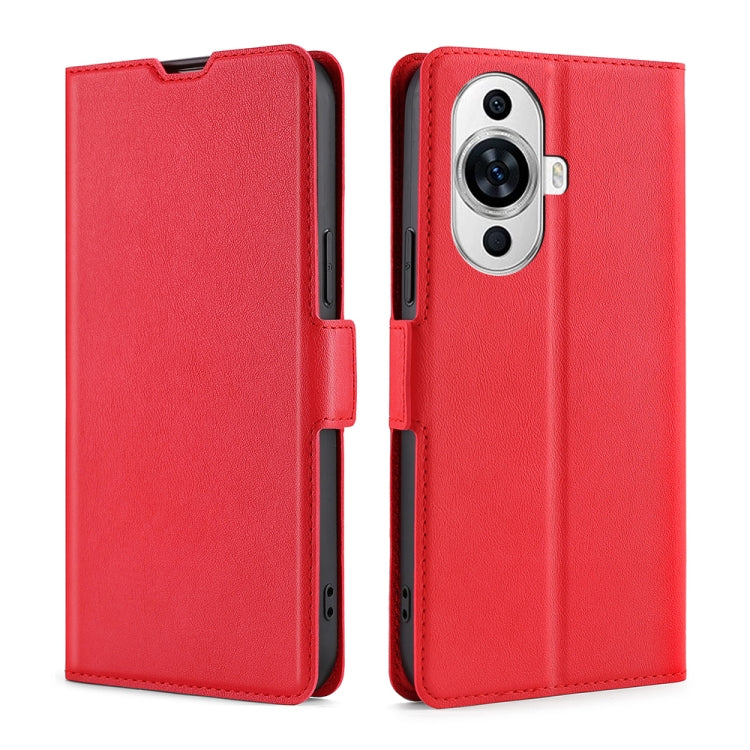 Ultra-thin Voltage Side Buckle Horizontal Flip Leather Phone Case, For Huawei Pura 70 Pro / Pro+, For Huawei Pura 70 Ultra, For Huawei nova 12i 4G, For Huawei Pura 70, For Huawei nova 12 5G, For Huawei Mate 60 Pro / Pro+, For Huawei Mate 60������������...