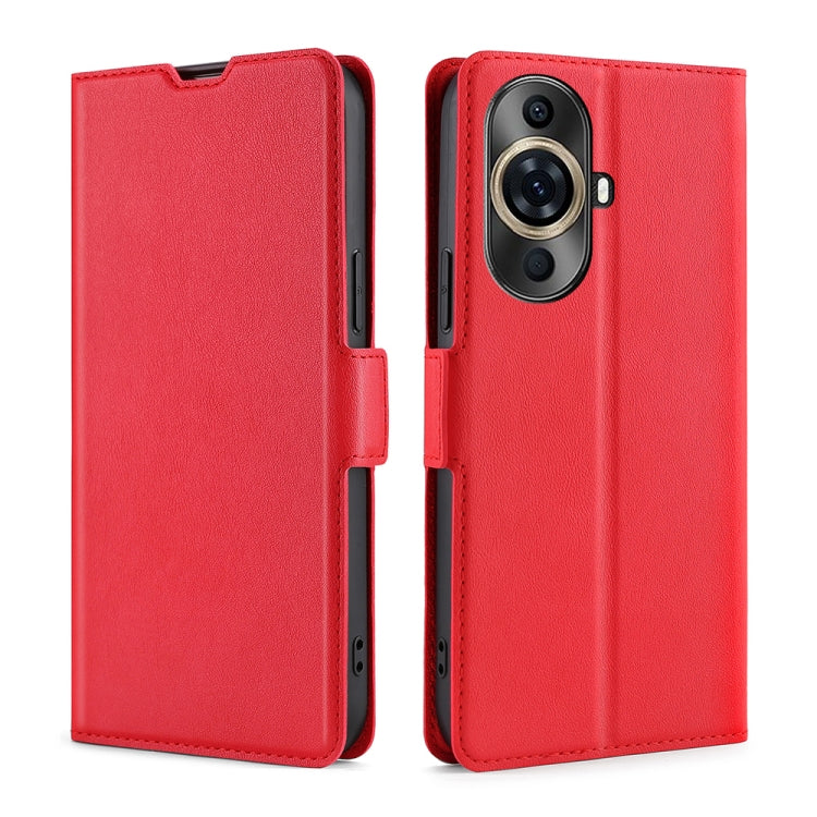 Ultra-thin Voltage Side Buckle Horizontal Flip Leather Phone Case, For Huawei Pura 70 Pro / Pro+, For Huawei Pura 70 Ultra, For Huawei nova 12i 4G, For Huawei Pura 70, For Huawei nova 12 5G, For Huawei Mate 60 Pro / Pro+, For Huawei Mate 60������������...