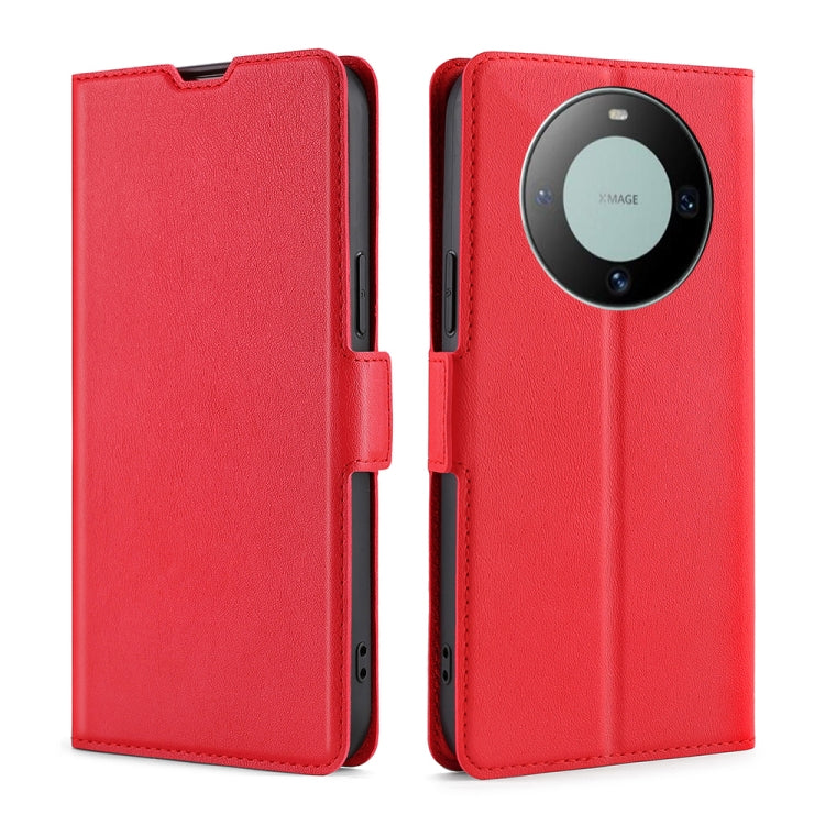 Ultra-thin Voltage Side Buckle Horizontal Flip Leather Phone Case, For Huawei Pura 70 Pro / Pro+, For Huawei Pura 70 Ultra, For Huawei nova 12i 4G, For Huawei Pura 70, For Huawei nova 12 5G, For Huawei Mate 60 Pro / Pro+, For Huawei Mate 60������������...