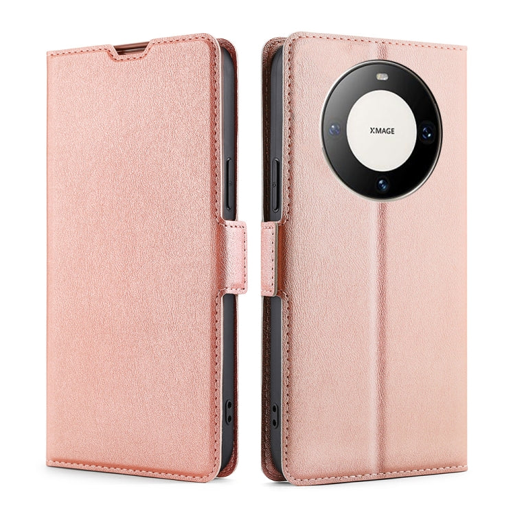 Ultra-thin Voltage Side Buckle Horizontal Flip Leather Phone Case, For Huawei Pura 70 Pro / Pro+, For Huawei Pura 70 Ultra, For Huawei nova 12i 4G, For Huawei Pura 70, For Huawei nova 12 5G, For Huawei Mate 60 Pro / Pro+, For Huawei Mate 60������������...