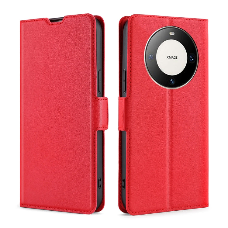 Ultra-thin Voltage Side Buckle Horizontal Flip Leather Phone Case, For Huawei Pura 70 Pro / Pro+, For Huawei Pura 70 Ultra, For Huawei nova 12i 4G, For Huawei Pura 70, For Huawei nova 12 5G, For Huawei Mate 60 Pro / Pro+, For Huawei Mate 60������������...