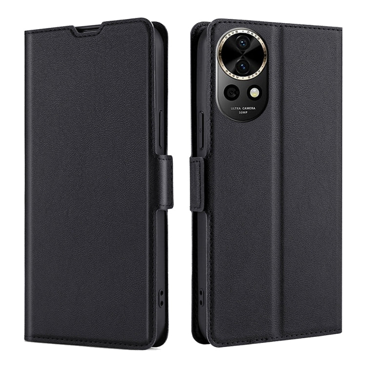 Ultra-thin Voltage Side Buckle Horizontal Flip Leather Phone Case, For Huawei Pura 70 Pro / Pro+, For Huawei Pura 70 Ultra, For Huawei nova 12i 4G, For Huawei Pura 70, For Huawei nova 12 5G, For Huawei Mate 60 Pro / Pro+, For Huawei Mate 60������������...