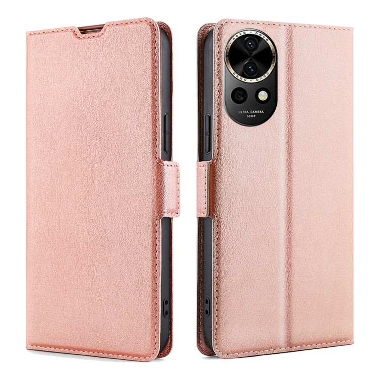 Ultra-thin Voltage Side Buckle Horizontal Flip Leather Phone Case, For Huawei Pura 70 Pro / Pro+, For Huawei Pura 70 Ultra, For Huawei nova 12i 4G, For Huawei Pura 70, For Huawei nova 12 5G, For Huawei Mate 60 Pro / Pro+, For Huawei Mate 60������������...