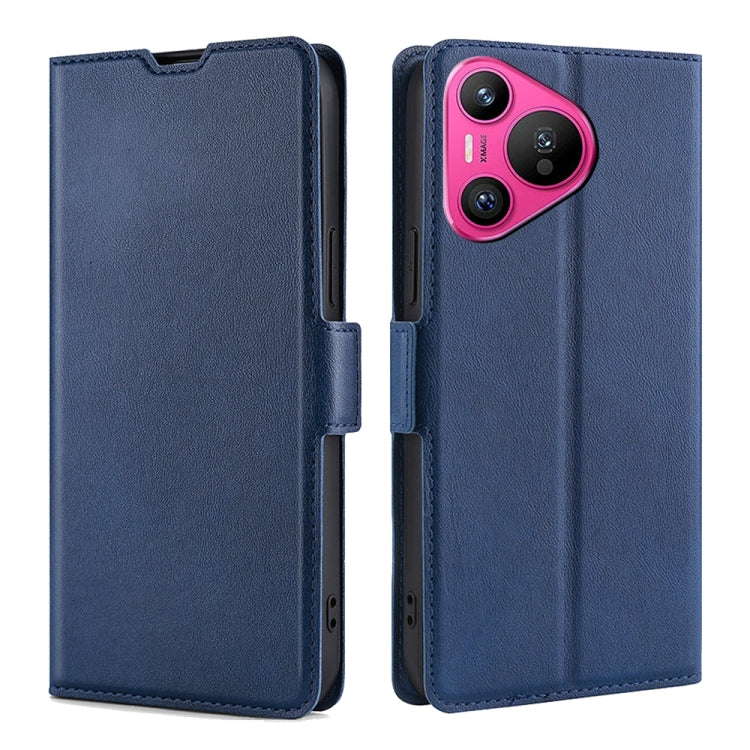 Ultra-thin Voltage Side Buckle Horizontal Flip Leather Phone Case, For Huawei Pura 70 Pro / Pro+, For Huawei Pura 70 Ultra, For Huawei nova 12i 4G, For Huawei Pura 70, For Huawei nova 12 5G, For Huawei Mate 60 Pro / Pro+, For Huawei Mate 60������������...
