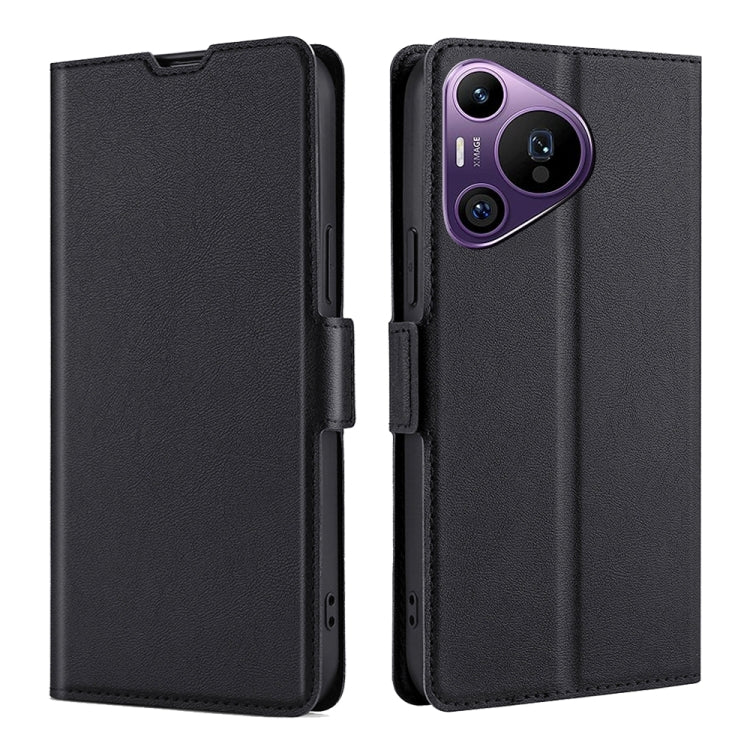 Ultra-thin Voltage Side Buckle Horizontal Flip Leather Phone Case, For Huawei Pura 70 Pro / Pro+, For Huawei Pura 70 Ultra, For Huawei nova 12i 4G, For Huawei Pura 70, For Huawei nova 12 5G, For Huawei Mate 60 Pro / Pro+, For Huawei Mate 60������������...