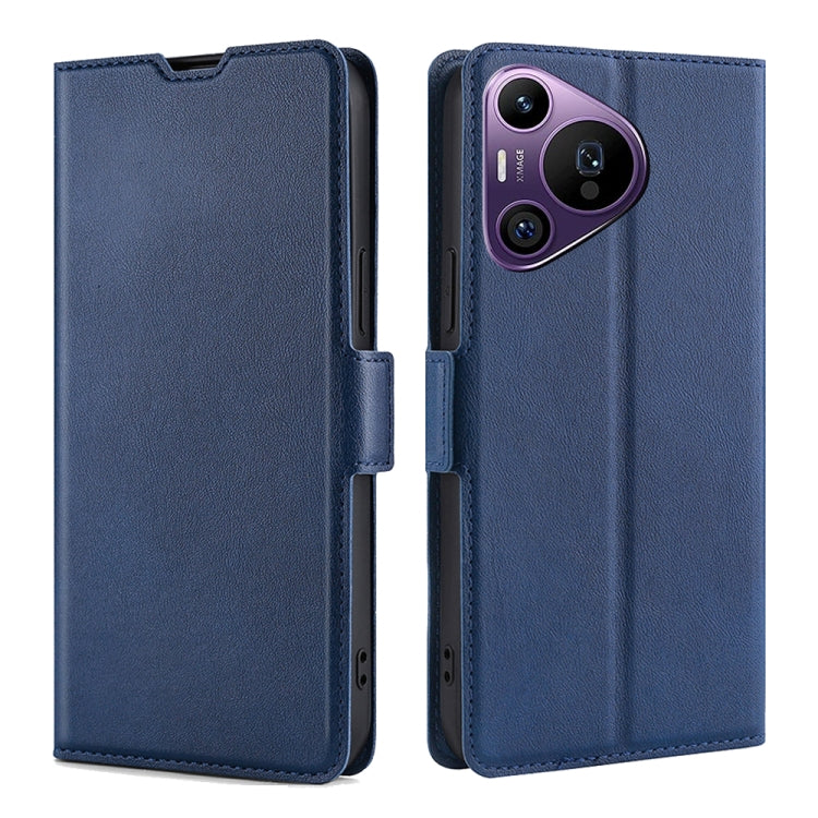 Ultra-thin Voltage Side Buckle Horizontal Flip Leather Phone Case, For Huawei Pura 70 Pro / Pro+, For Huawei Pura 70 Ultra, For Huawei nova 12i 4G, For Huawei Pura 70, For Huawei nova 12 5G, For Huawei Mate 60 Pro / Pro+, For Huawei Mate 60������������...