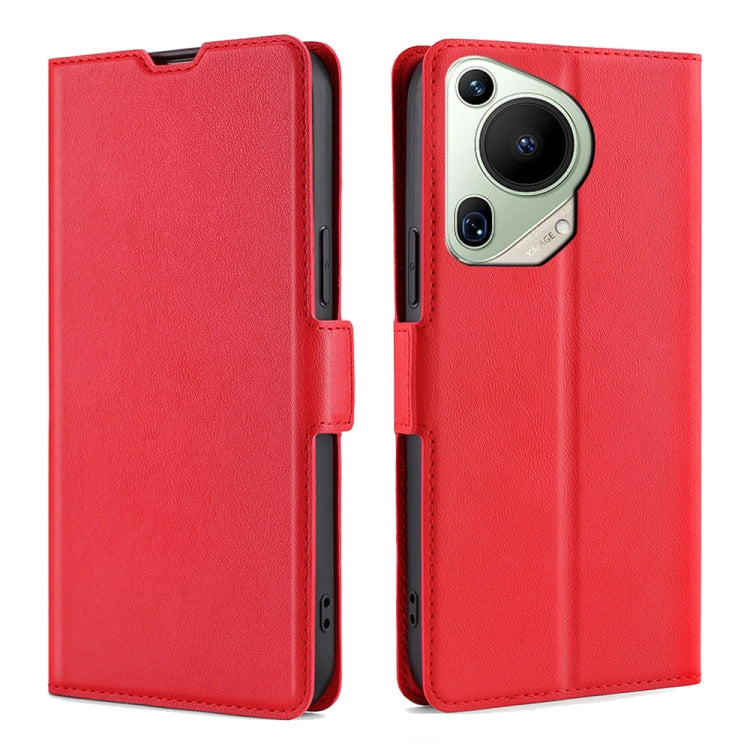Ultra-thin Voltage Side Buckle Horizontal Flip Leather Phone Case, For Huawei Pura 70 Pro / Pro+, For Huawei Pura 70 Ultra, For Huawei nova 12i 4G, For Huawei Pura 70, For Huawei nova 12 5G, For Huawei Mate 60 Pro / Pro+, For Huawei Mate 60������������...