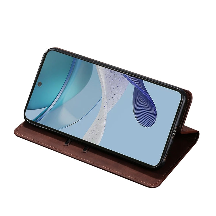 Skin Feel Magnetic Leather Phone Case, For OPPO A1 5G, For OPPO Reno10 Pro+ 5G