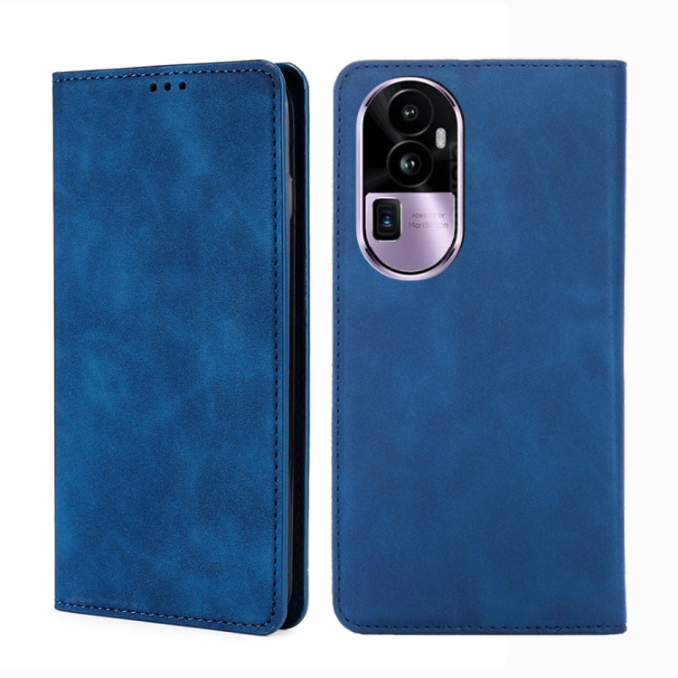 Skin Feel Magnetic Leather Phone Case, For OPPO A1 5G, For OPPO Reno10 Pro+ 5G