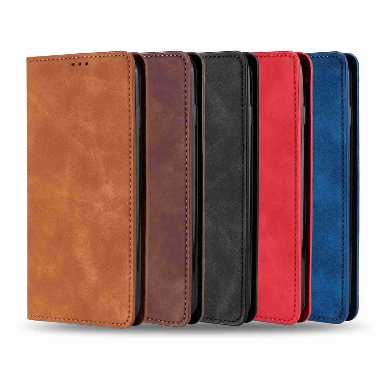 Skin Feel Magnetic Leather Phone Case, For OPPO A1 5G, For OPPO Reno10 Pro+ 5G