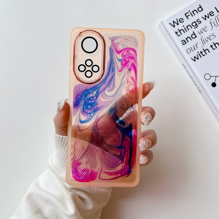 Oil Painting Electroplating TPU Phone Case, For Honor 50, For Honor 50 Pro, For Honor 50 SE, For Honor 60, For Honor 60 Pro, For Honor 60 SE, For Honor 70, For Honor 70 Pro, For Honor 80, For Honor 80 Pro, For Honor 80 SE