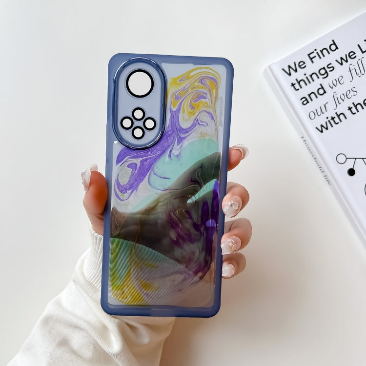 Oil Painting Electroplating TPU Phone Case, For Honor 50, For Honor 50 Pro, For Honor 50 SE, For Honor 60, For Honor 60 Pro, For Honor 60 SE, For Honor 70, For Honor 70 Pro, For Honor 80, For Honor 80 Pro, For Honor 80 SE