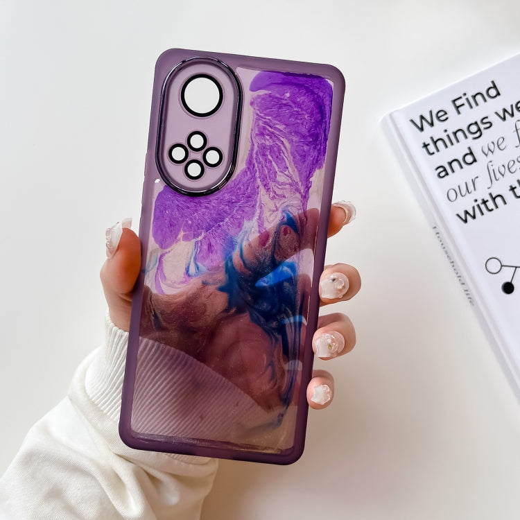 Oil Painting Electroplating TPU Phone Case, For Honor 50, For Honor 50 Pro, For Honor 50 SE, For Honor 60, For Honor 60 Pro, For Honor 60 SE, For Honor 70, For Honor 70 Pro, For Honor 80, For Honor 80 Pro, For Honor 80 SE