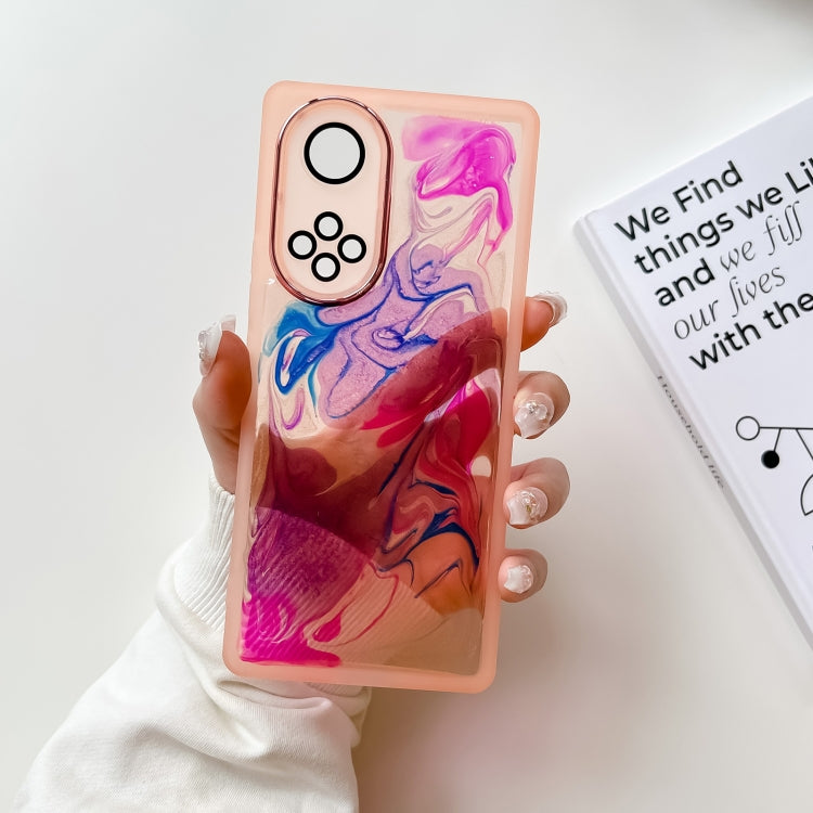 Oil Painting Electroplating TPU Phone Case, For Honor 50, For Honor 50 Pro, For Honor 50 SE, For Honor 60, For Honor 60 Pro, For Honor 60 SE, For Honor 70, For Honor 70 Pro, For Honor 80, For Honor 80 Pro, For Honor 80 SE