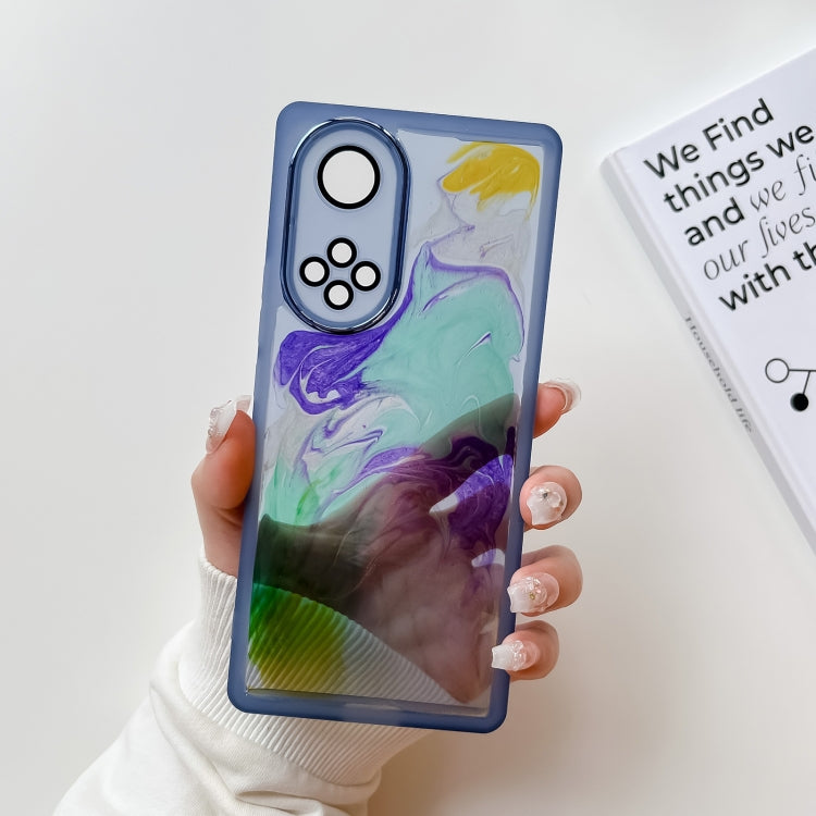 Oil Painting Electroplating TPU Phone Case, For Honor 50, For Honor 50 Pro, For Honor 50 SE, For Honor 60, For Honor 60 Pro, For Honor 60 SE, For Honor 70, For Honor 70 Pro, For Honor 80, For Honor 80 Pro, For Honor 80 SE
