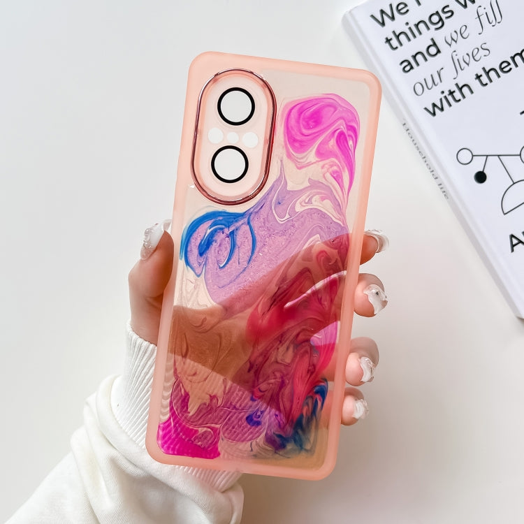 Oil Painting Electroplating TPU Phone Case, For Honor 50, For Honor 50 Pro, For Honor 50 SE, For Honor 60, For Honor 60 Pro, For Honor 60 SE, For Honor 70, For Honor 70 Pro, For Honor 80, For Honor 80 Pro, For Honor 80 SE