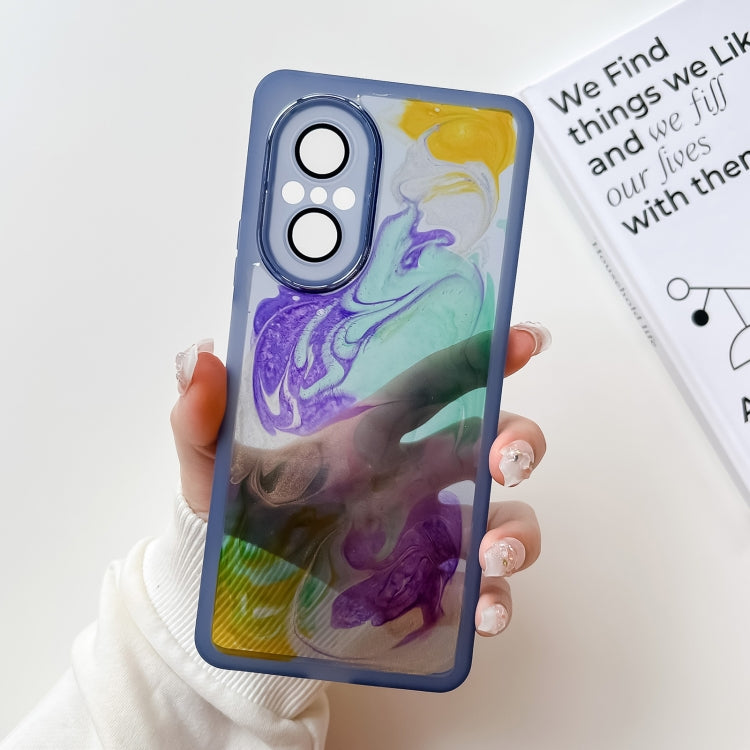 Oil Painting Electroplating TPU Phone Case, For Honor 50, For Honor 50 Pro, For Honor 50 SE, For Honor 60, For Honor 60 Pro, For Honor 60 SE, For Honor 70, For Honor 70 Pro, For Honor 80, For Honor 80 Pro, For Honor 80 SE