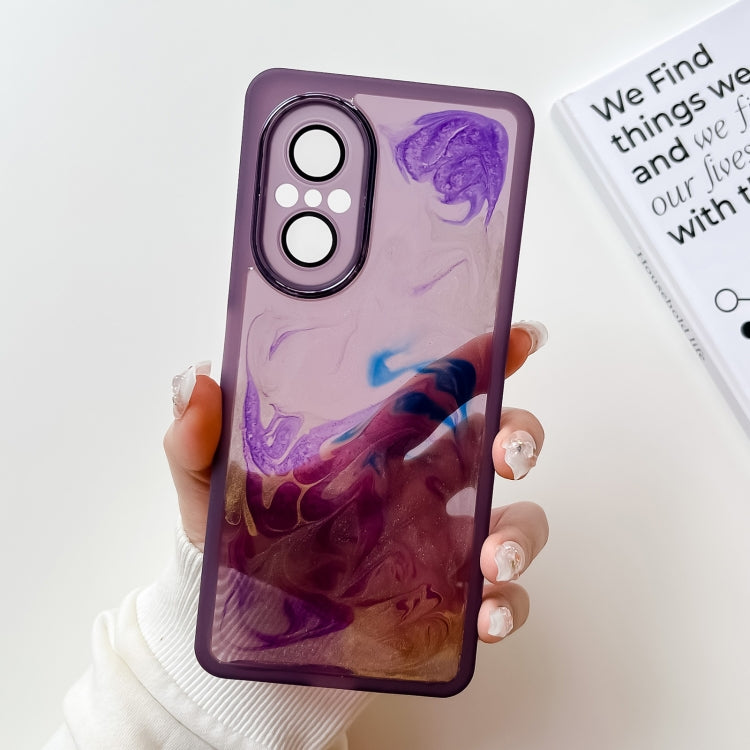 Oil Painting Electroplating TPU Phone Case, For Honor 50, For Honor 50 Pro, For Honor 50 SE, For Honor 60, For Honor 60 Pro, For Honor 60 SE, For Honor 70, For Honor 70 Pro, For Honor 80, For Honor 80 Pro, For Honor 80 SE
