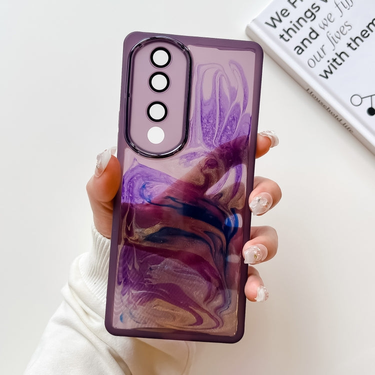Oil Painting Electroplating TPU Phone Case, For Honor 50, For Honor 50 Pro, For Honor 50 SE, For Honor 60, For Honor 60 Pro, For Honor 60 SE, For Honor 70, For Honor 70 Pro, For Honor 80, For Honor 80 Pro, For Honor 80 SE